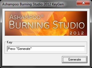 Нормальный, реально рабочий KeyGen для Ashampoo Burning Studio 2012.